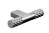 Arden, Fluted T bar handle, central hole centre (Stainless Steel)