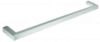 Bar handle square, 128mm, stainless steel effect