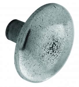 Mushroom knob, large, 40mm diameter, pewter