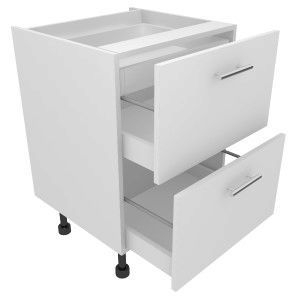 600mm 2-Pan Drawer Pack With 1 Internal Drawer