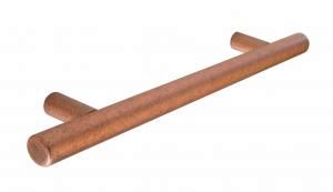 Bar handle, 160mm, antique copper effect