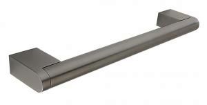 Boss bar handle, 14mm diameter,188mm long, black satin effect