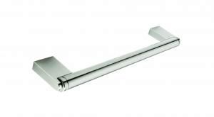Boss handle, 12mm diameter, 188mm, stainless steel effect