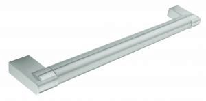 14mm diameter bar handle, 128mm, stainless steel effect