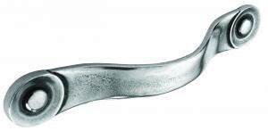 D Handle, 128mm, pewter