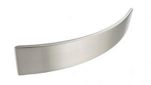 Bow handle, 128mm, stainless steel effect