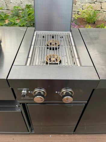Black Collection - Module with double side burner...
