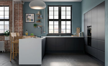 Strada Matte Graphite - Kitchens Stori