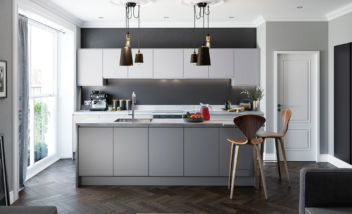 Strada Matte Light Grey - Kitchens Stori