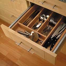 Blum Tandem cutlery insert, 800mm unit, beech  