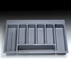 Nova Pro cutlery tray, 900mm unit, plastic, grey 
