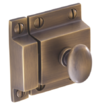 Wellington, latch handle, multi fixing, antique bronze effect