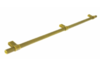 Knurled, Bar handle, 448mm, aged brass