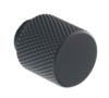 Knurled, Knob, 20mm, matt black