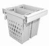 Laundry Basket 80 L White 506mm H 473mm W , min cabinet width 600mm