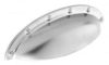 Cup handle, 64mm, die-cast, satin nickel effect