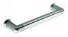 Bar handle, 128mm, die-cast, stainless steel effect