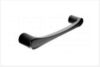 D handle, 128mm black satin effect