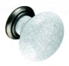 Knob, 35mm, antiqued pewter and grey crackled effect