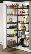 Style Tandem Larder Unit, 600mm Wide, 1700mm High (Anthracite)