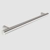 Bar handle, 12mm diameter, 237mm long, steel, stainless steel effect