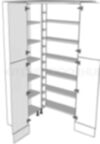 2150  X 1144 x 1144mm Diagonal Walk-In Larder Unit (Square Back) 