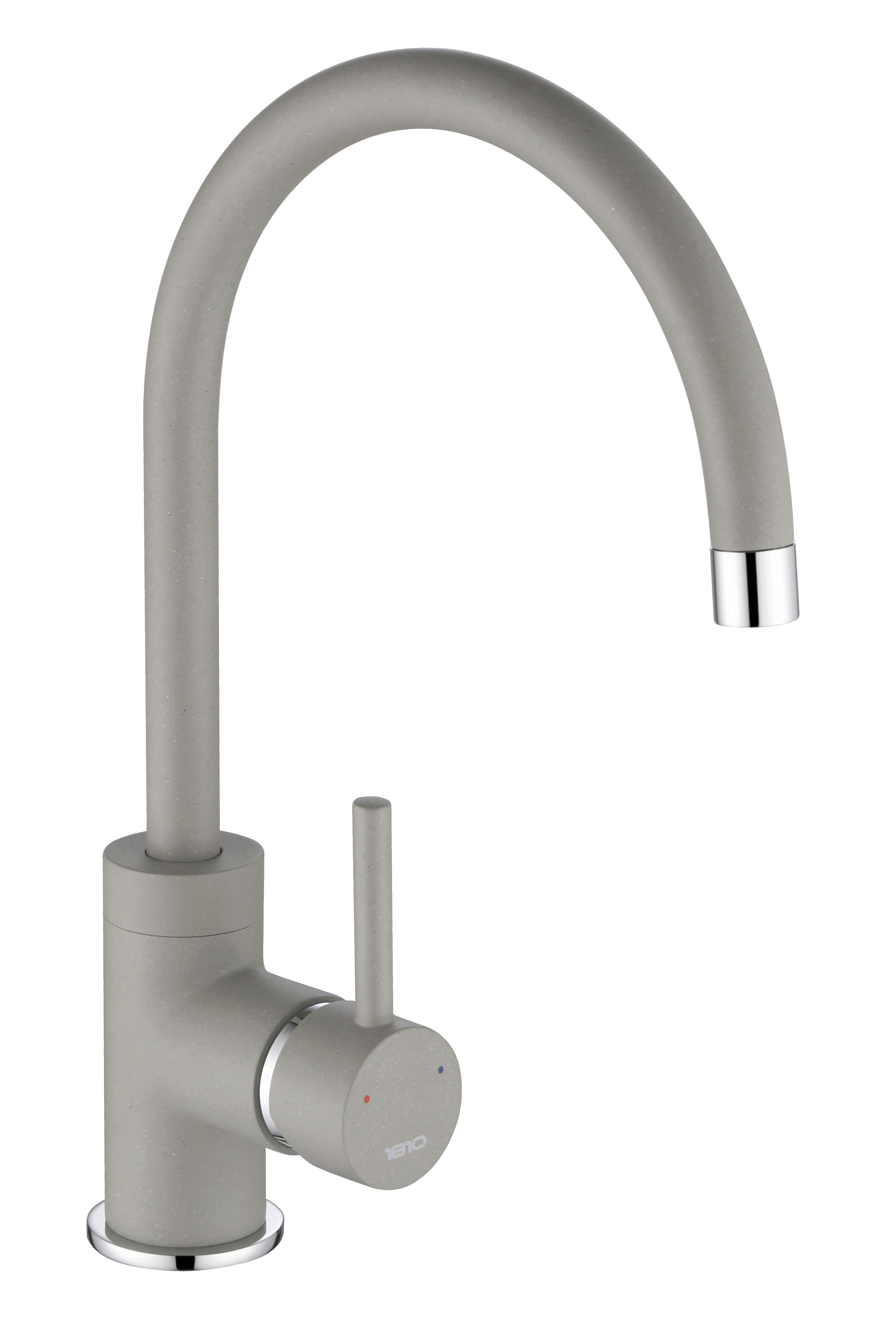 Concrete Purquartz Courbe Curved Spout Kitchen Taps