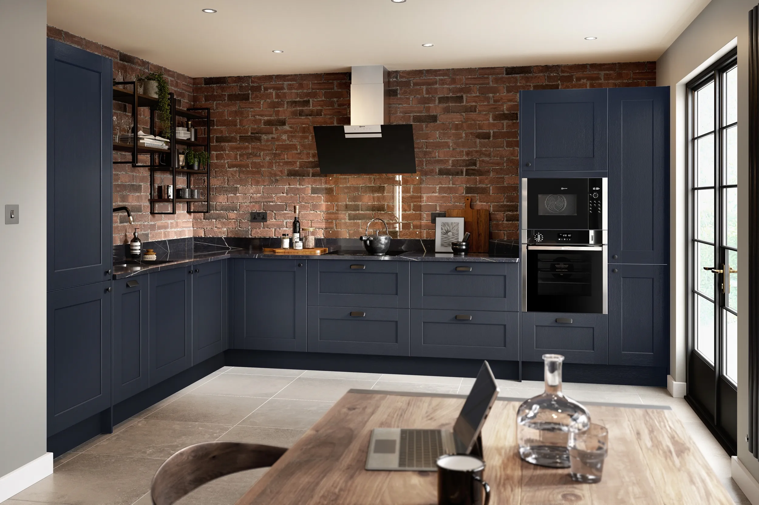 Belsay Indigo - Second Nature Kitchens Belsay Indigo - Second Nature Kitchens