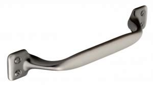 D handle, 96mm, die-cast, antiqued nickel effect