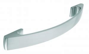 Bow handle, 128mm, stainless steel effect