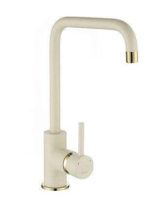 Courbe Squared Spout Tap Gold/Brass - Purquartz (Champagne)