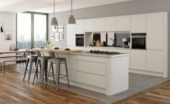 Strada Collection Matt Porcelain Handleless Kitchen Stori