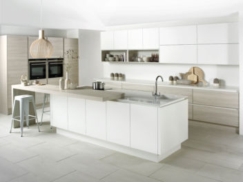 Otto Gloss White True Handleless - Burbidge Otto Gloss White True Handleless - Burbidge