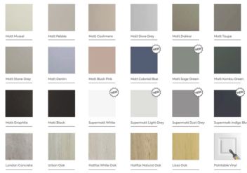 Colour choices 2 Colour choices 2
