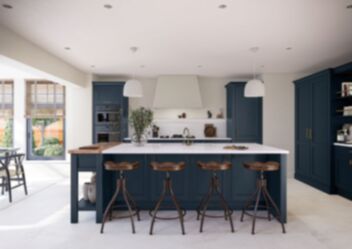 Mornington Vale Hartforth Blue Mock In-framed Painted Kitchen