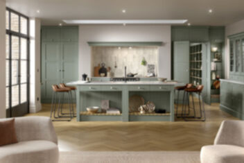 Wakefield Reed Green Kitchen