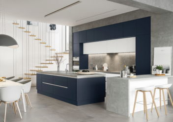 Zola Matt True Handleless Indigo - Kitchen Stori Zola Matt True Handleless Indigo - Kitchen Stori
