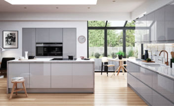 Strada Gloss Dust Grey Kitchens Stori