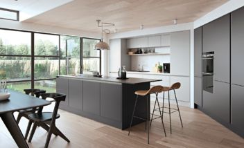 Zola Matt True Handleless Light Grey - Kitchen Stori