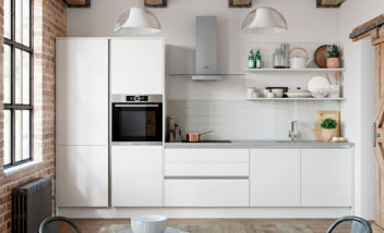 Zola Matt White True Handleless - Kitchen Stori