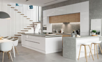 Zola Gloss White True Handleless - Kitchen Stori Zola Gloss White True Handleless - Kitchen Stori