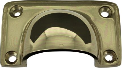 Amersham Brass 53mm Front Fix Thumb Cup Handle