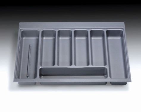 Blum Tandem cutlery tray, W 1000mm D 422mm plastic, grey BTPCI1000GY