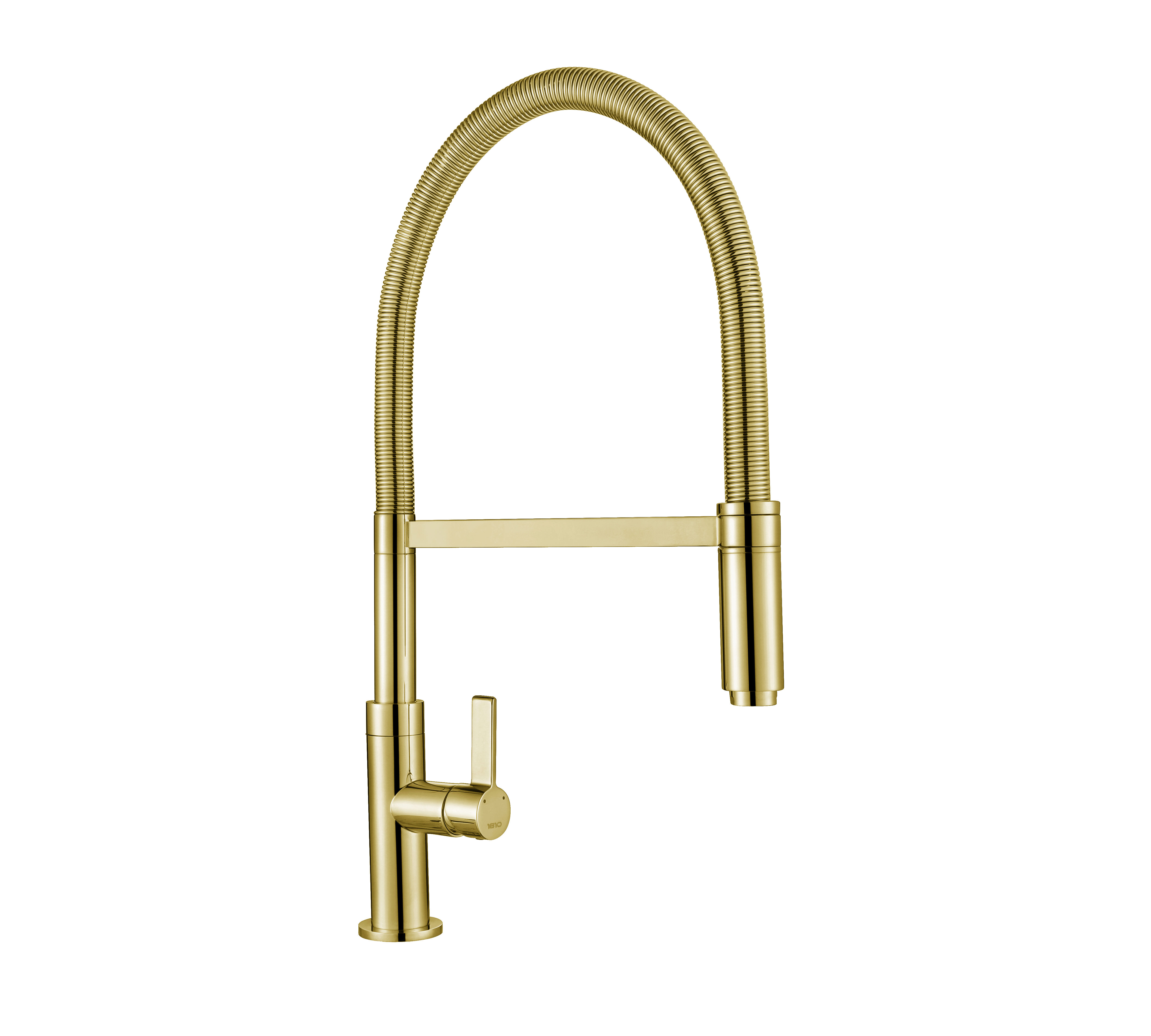 Gold Brass Spirale Spring Kitchen Taps