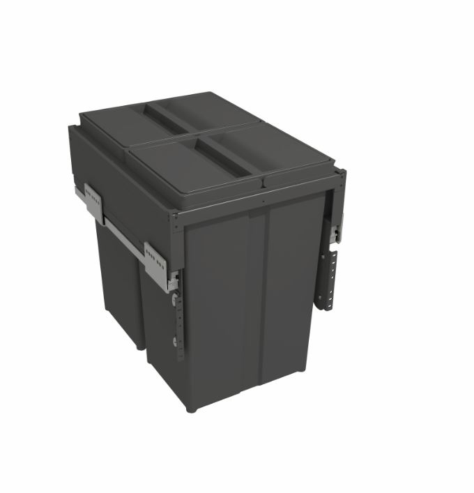 Pull-out waste bin, 40L, Anthracite 