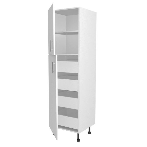 1825 x 600mm Larder Unit 4 Internal Drawers