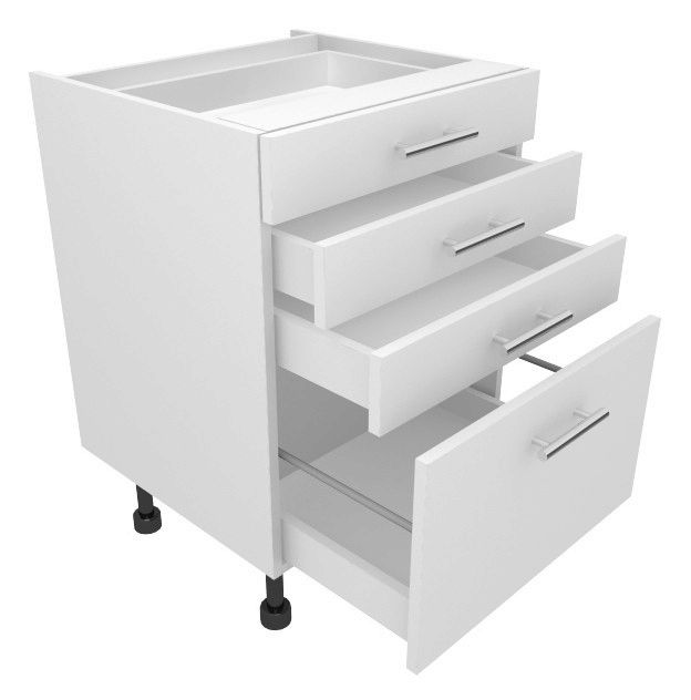 500mm Pan Drawer Pack 3 Drawers 1 Pan