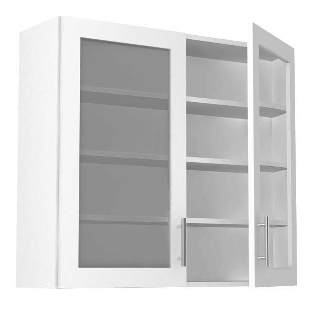 900 x 1000mm Double Glass Wall Unit