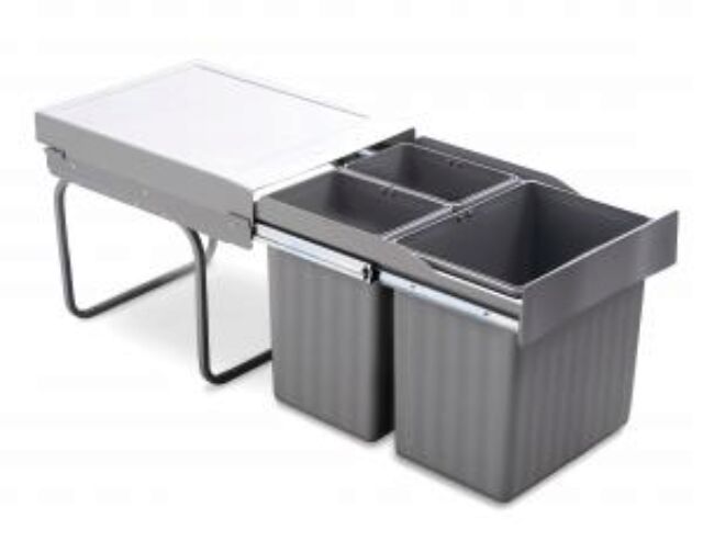 Kitchen Internal Bins for a 400mm wide base unit