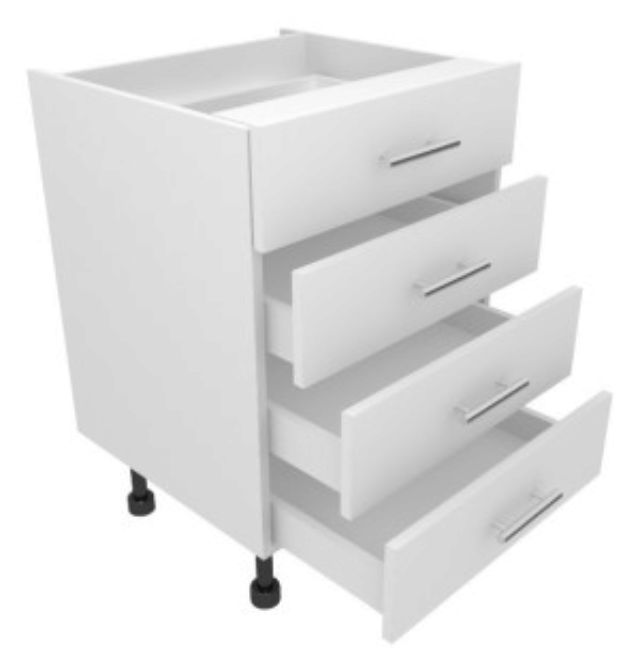 4 Equal Drawer Base Unit